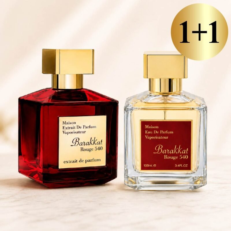 1+1 pasiūlymas Barakkat Rouge 540 moterims + Rouge 540 unisex
