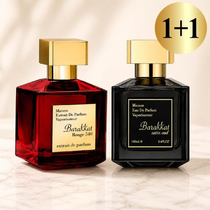 1+1 pasiūlymas Barakkat Rouge 540 moterims + Satin oud