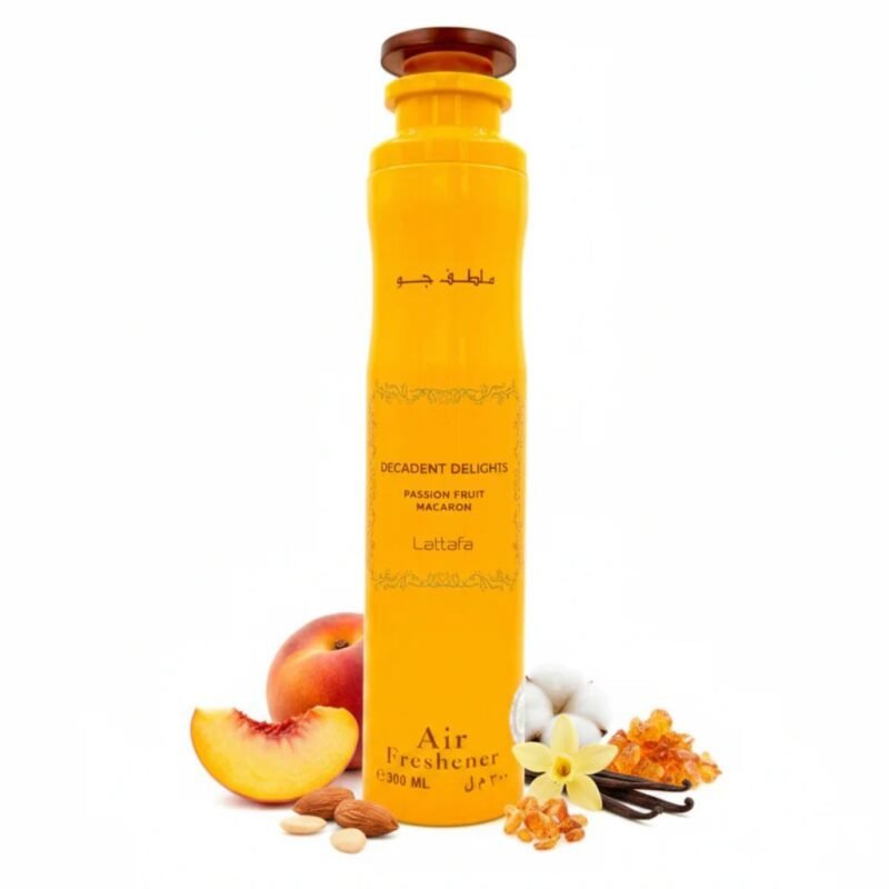 Purškiamas oro gaiviklis „Decadent Delights“ pasiflorų skoniu LATTAFA 300 ml